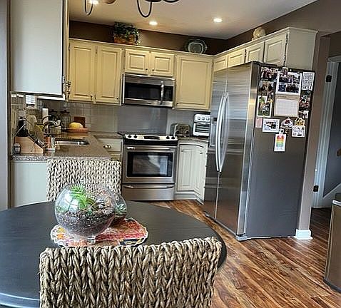 View from kitchen entry