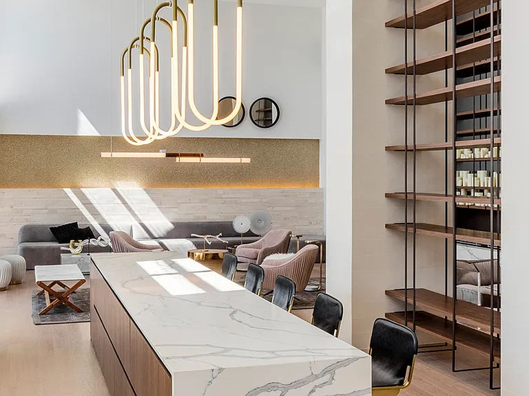 Inviting spaces offer a variety of hang out options