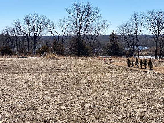 View of pond behind the lot
