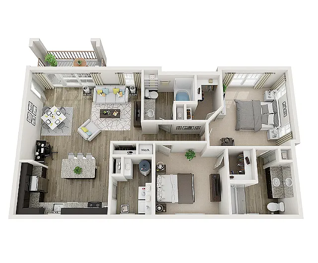 Floor plan Fairview Carriage Home