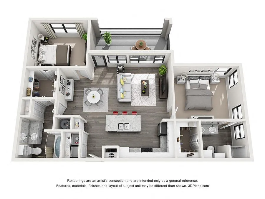 Floor plan The Charles