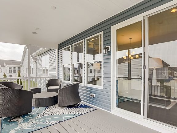 Screened in covered deck