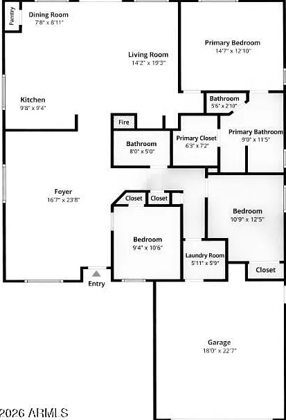 3 bed, 2.0 bath, 1629 sqft, $2,550 — Photo 3