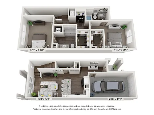 Floor plan B2 Duplex
