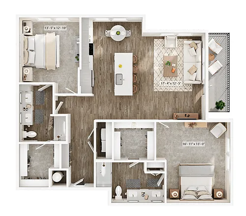 Floor plan B13