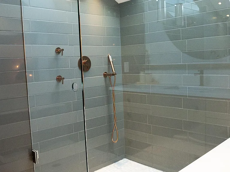 Master Bath with large skylight in shower