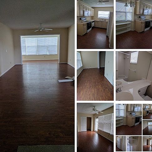 Kitchen, Living/Dining room, Sunroom, bedrooms