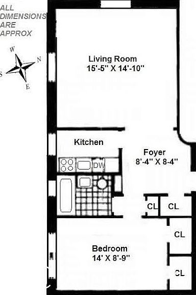 1st image of 212 W 22nd St APT 5E
