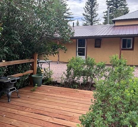 privacy fenced back yard