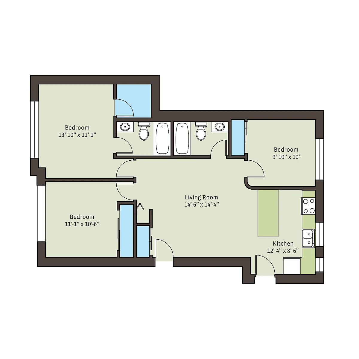 Floor plan 5326-3bd
