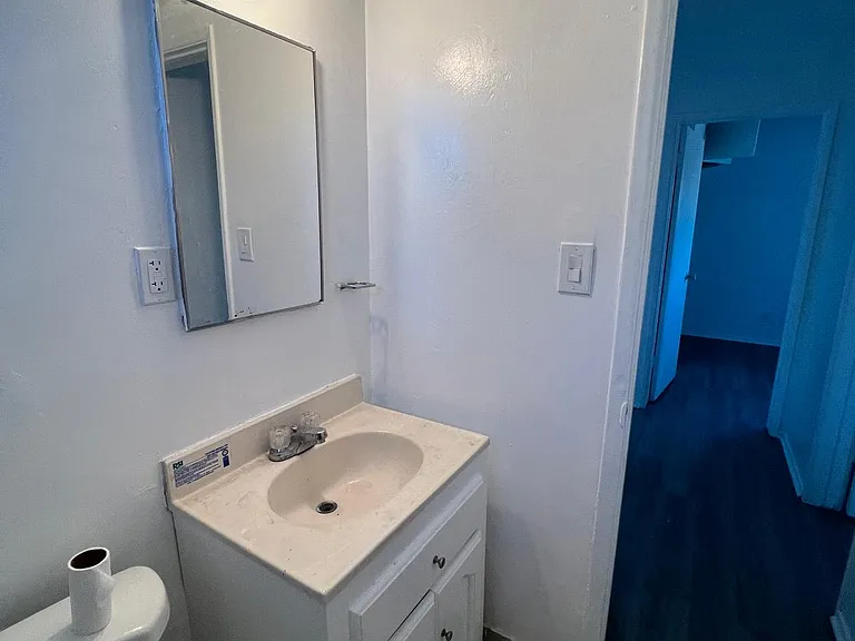 Sink in bathroom