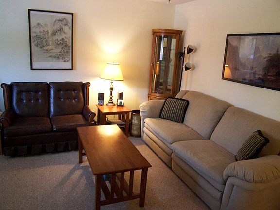 Staged living room
