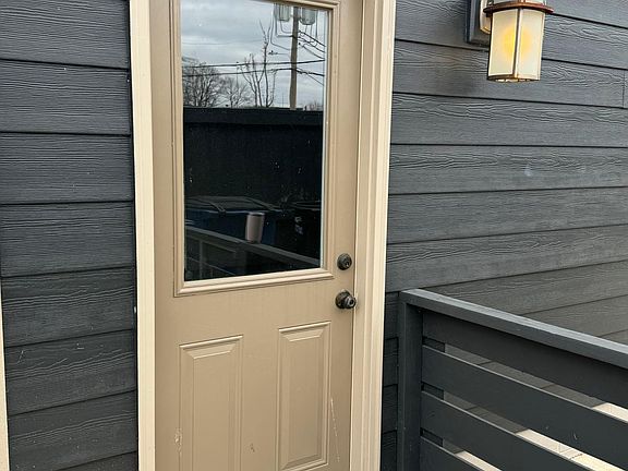 Secure Man door with dead bolt to single car garage