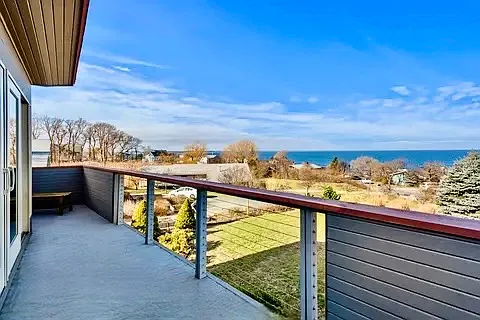 Deck off of main floor