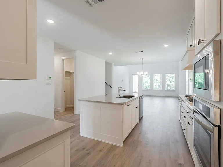 Kitchen to living area view
