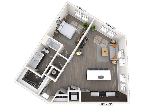 Floor plan A5A