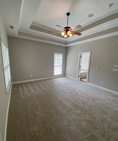 Main Bedroom as it leads into the en-suite bathroom