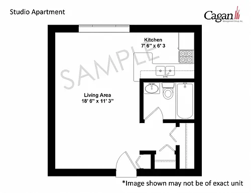 Floor plan Studio