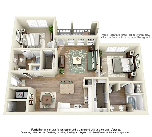 Floor plan Navarro 2x2