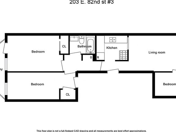 2nd image of 203 E 82nd St APT 3