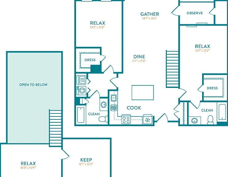 Haysack Loft Floorplan Diagram