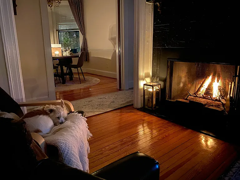 Cozy fireplace!