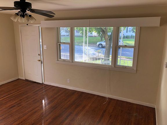 Living room with hardwood floors