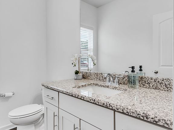 Main level half bath