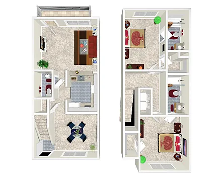 Floor plan B3 TH