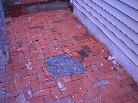 Recycled Brick Patio
