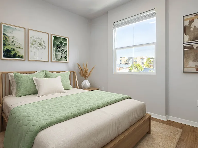 Bedroom with Hard Surface Flooring