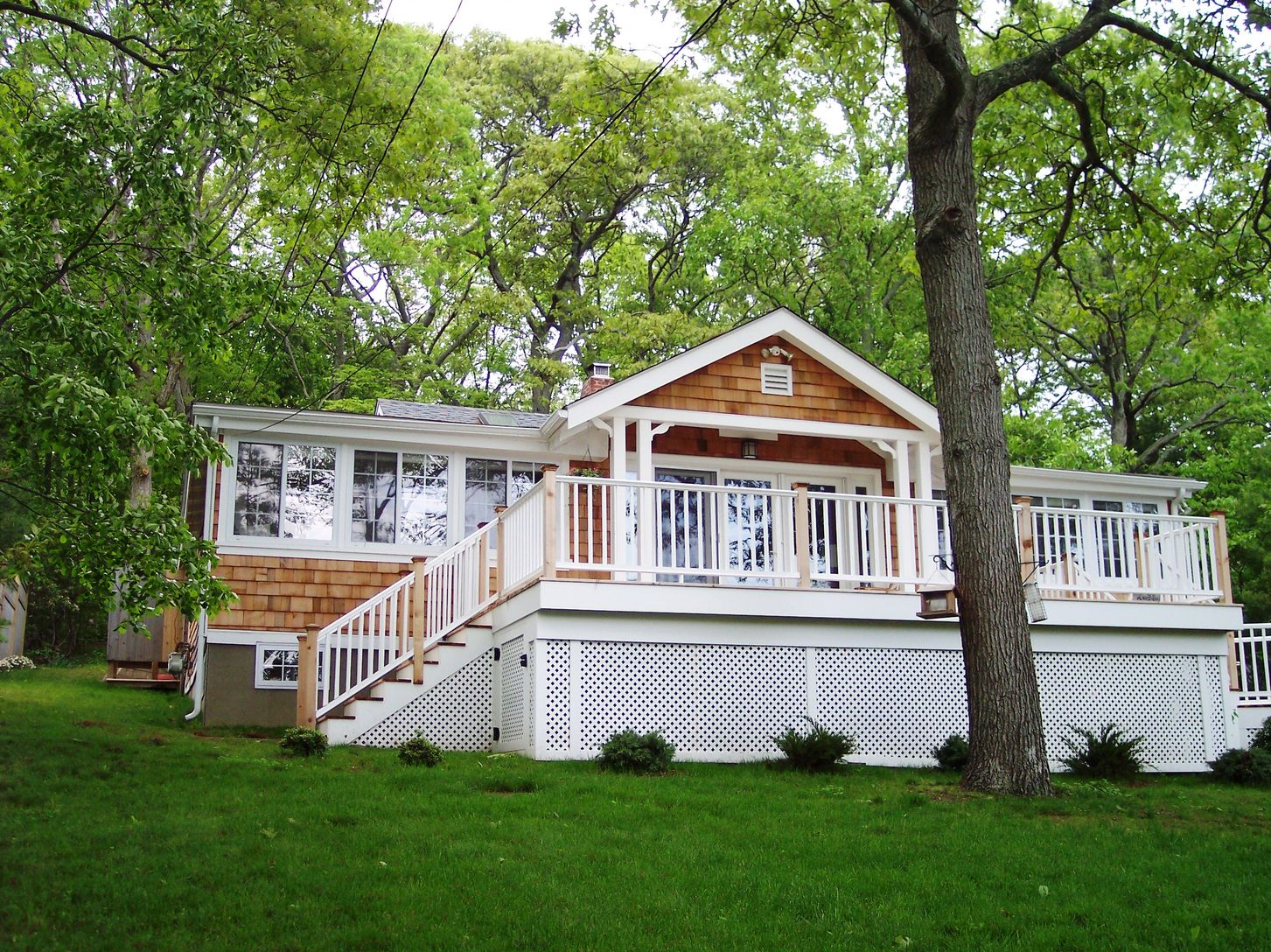 Relax on the front deck and enjoy the wonderful sunsets.