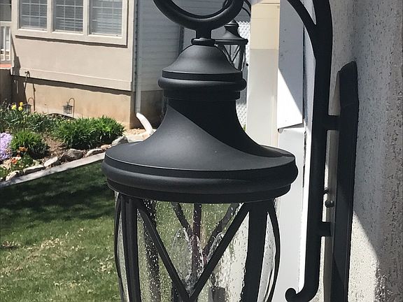 New Stucco and Fixtures