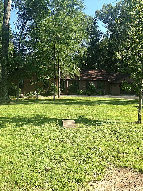 Front yard and house