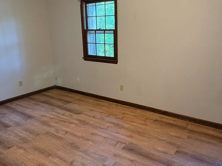bedroom facing the backside of the unit.