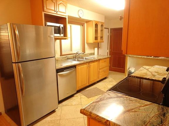 Looking in from the left side kitchen entrance