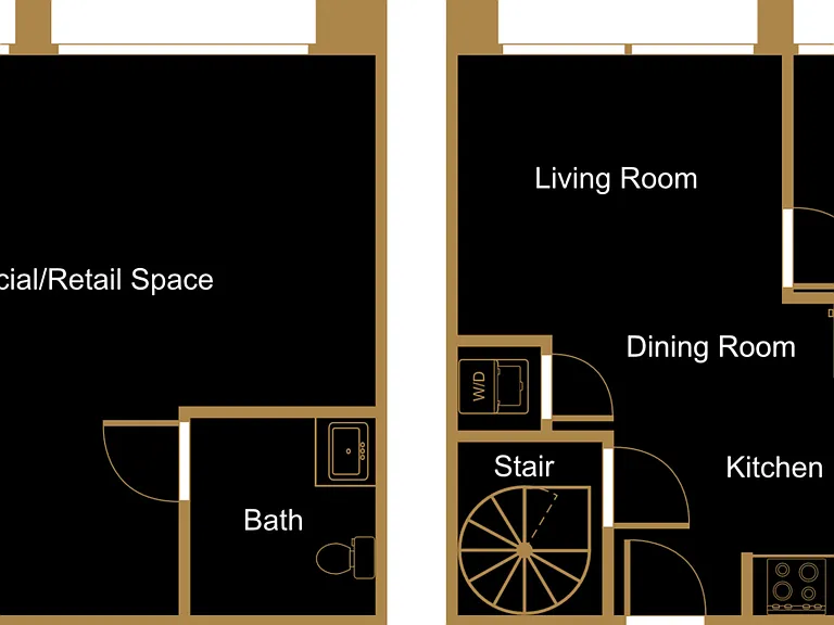Live/Work Loft - L5 Floorplan Diagram