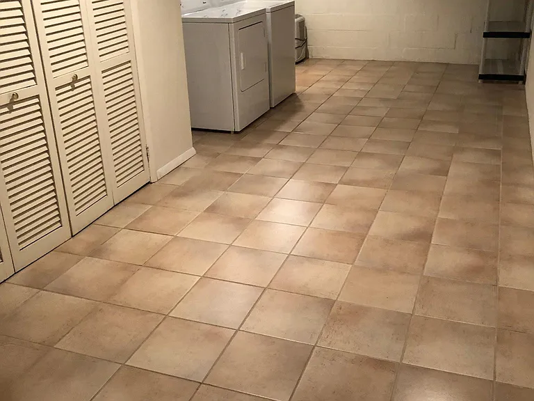 Large storage with new washer/dryer