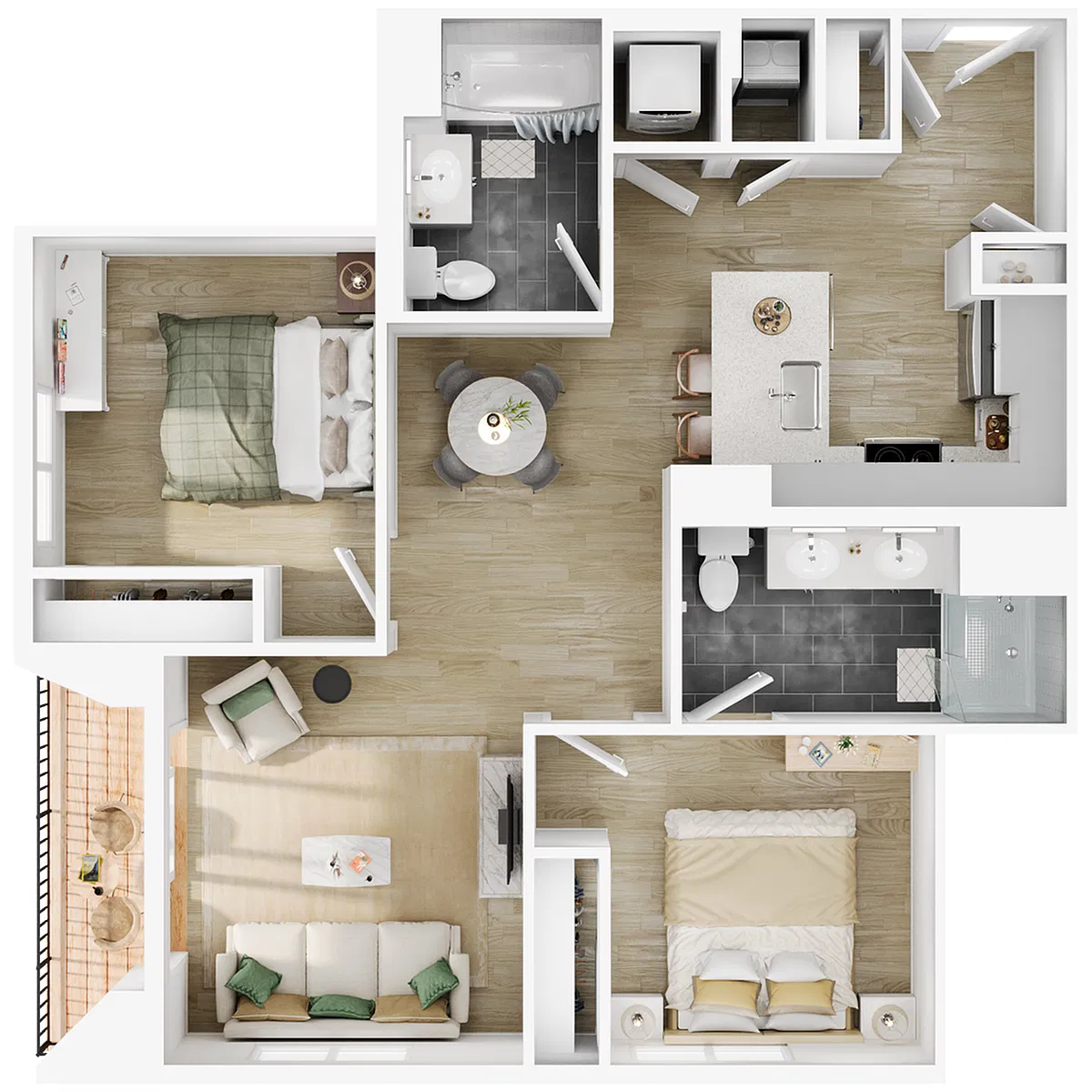 Floor plan The Cambridge