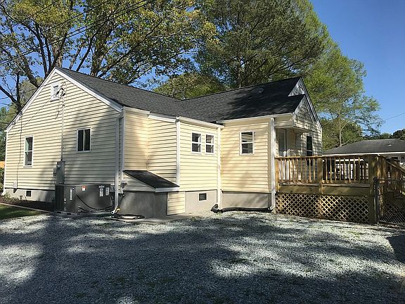 Rear corner of house 