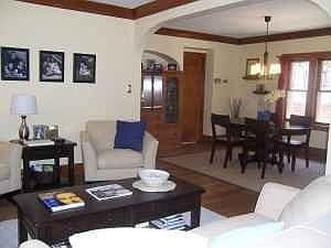Well Lit Family and Dining Room