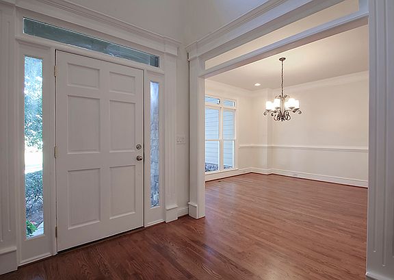 formal dining room off entry