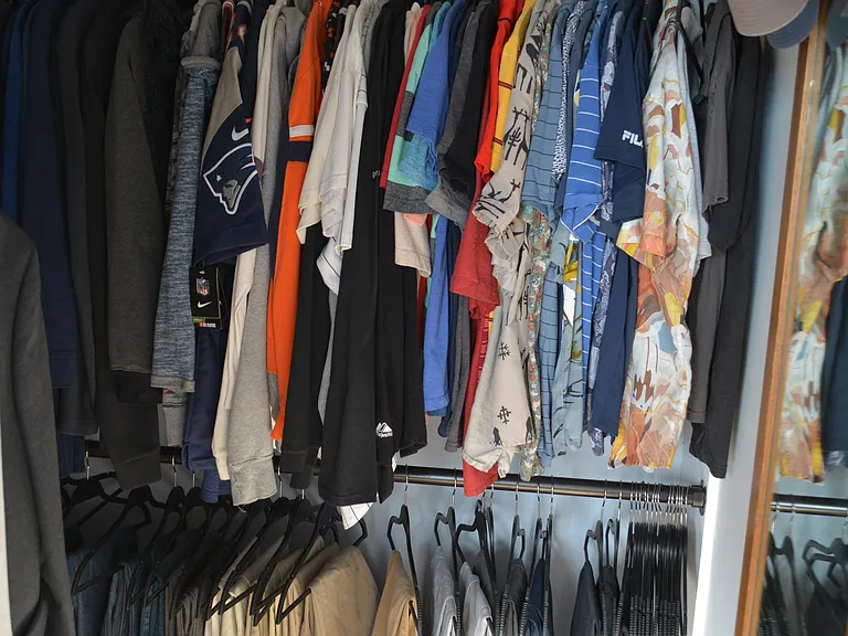 Custom closet packs tons of storage capabilities
