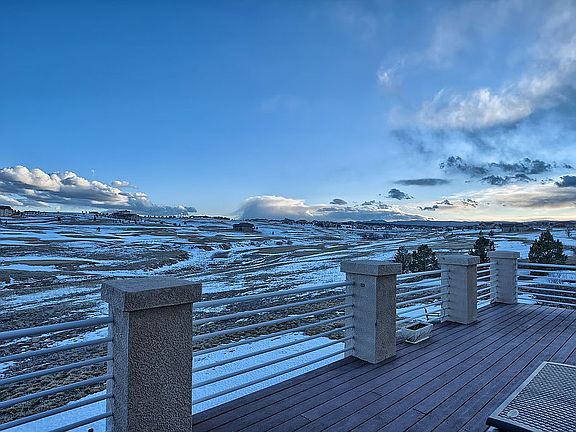Golf course views from deck