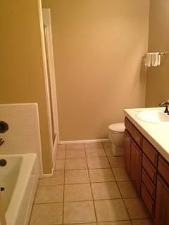 Master Bath, double sinks, sep. shower and bath