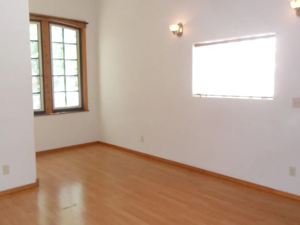 Looking back to the laundry area