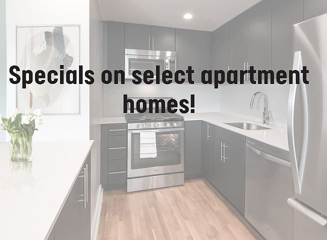 Specials on select apartment homes!