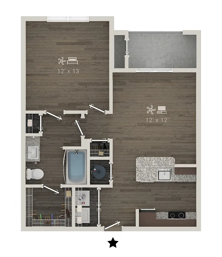 Floor plan Quill