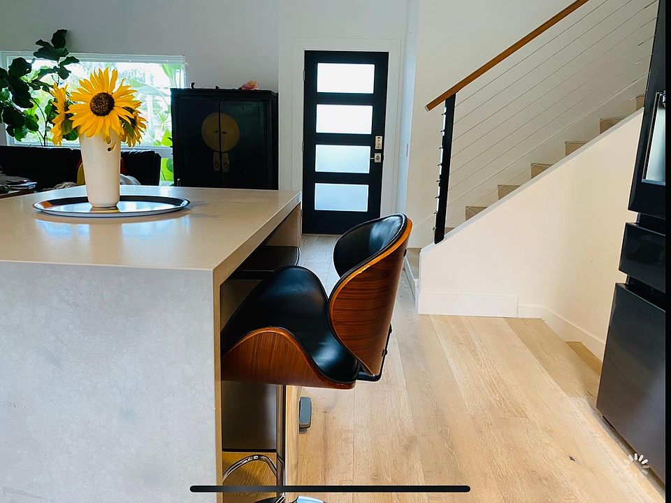 Kitchen and family room