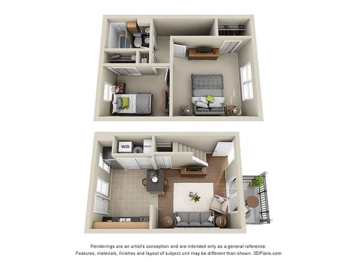 Floor plan 2X1 Townhome